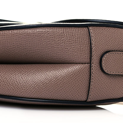Christian Dior Grained Calfskin Saddle Bag Warm Taupe 8 of 9