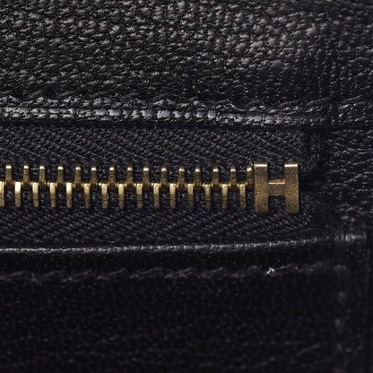 Hermes Togo Matte Alligator Birkin Touch 25 Black 20 of 32