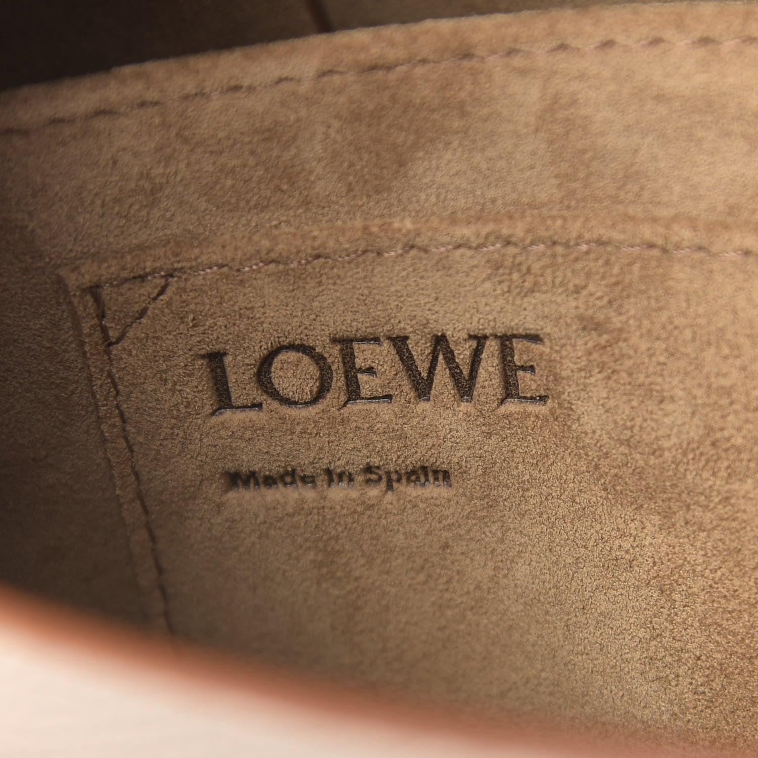 Loewe Grained Calfskin Small Gate Crossbody Bag Light Ghost 6 of 9