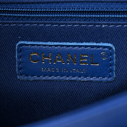 Chanel Caviar Quilted Small Business Affinity Flap Dark Blue 6 of 11