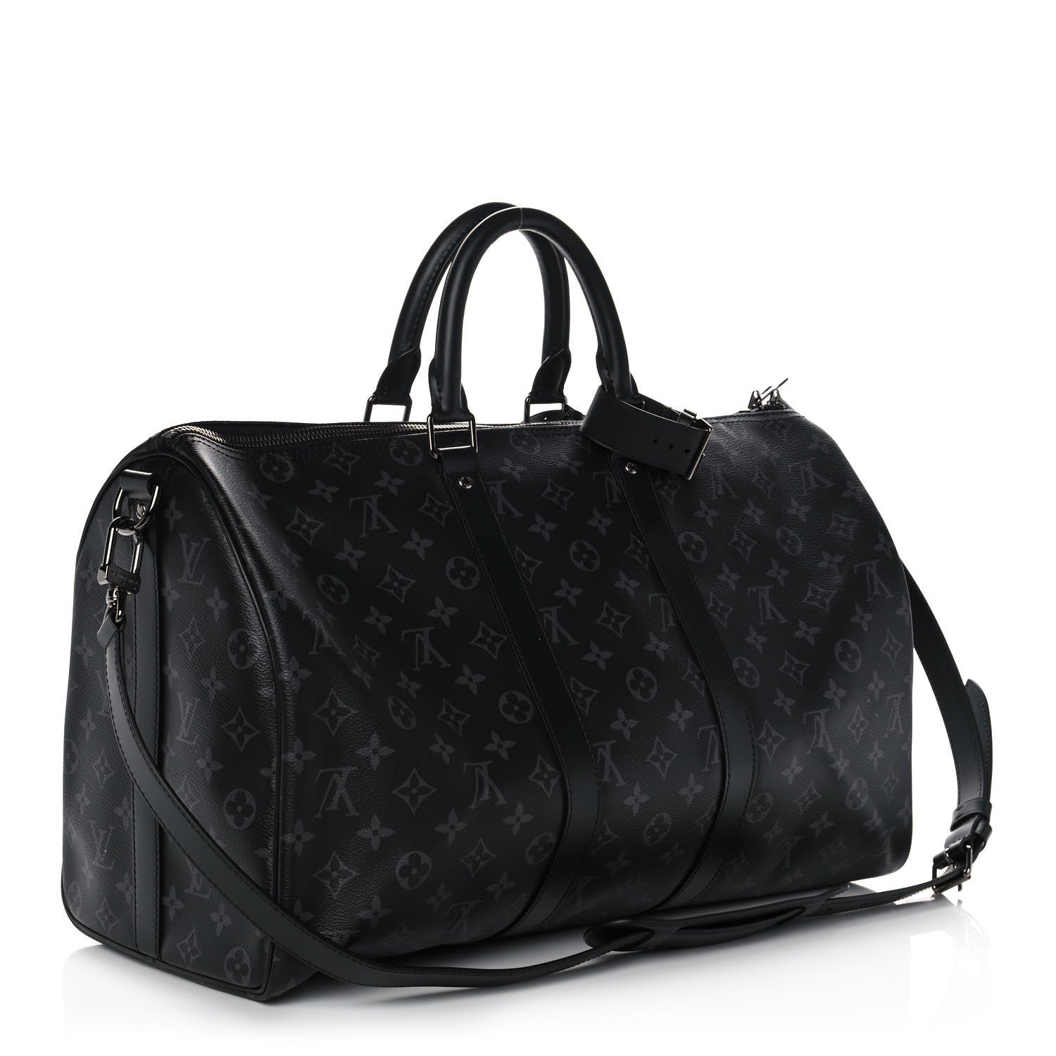 Louis Vuitton Monogram Eclipse Keepall Bandouliere 45 3 of 13