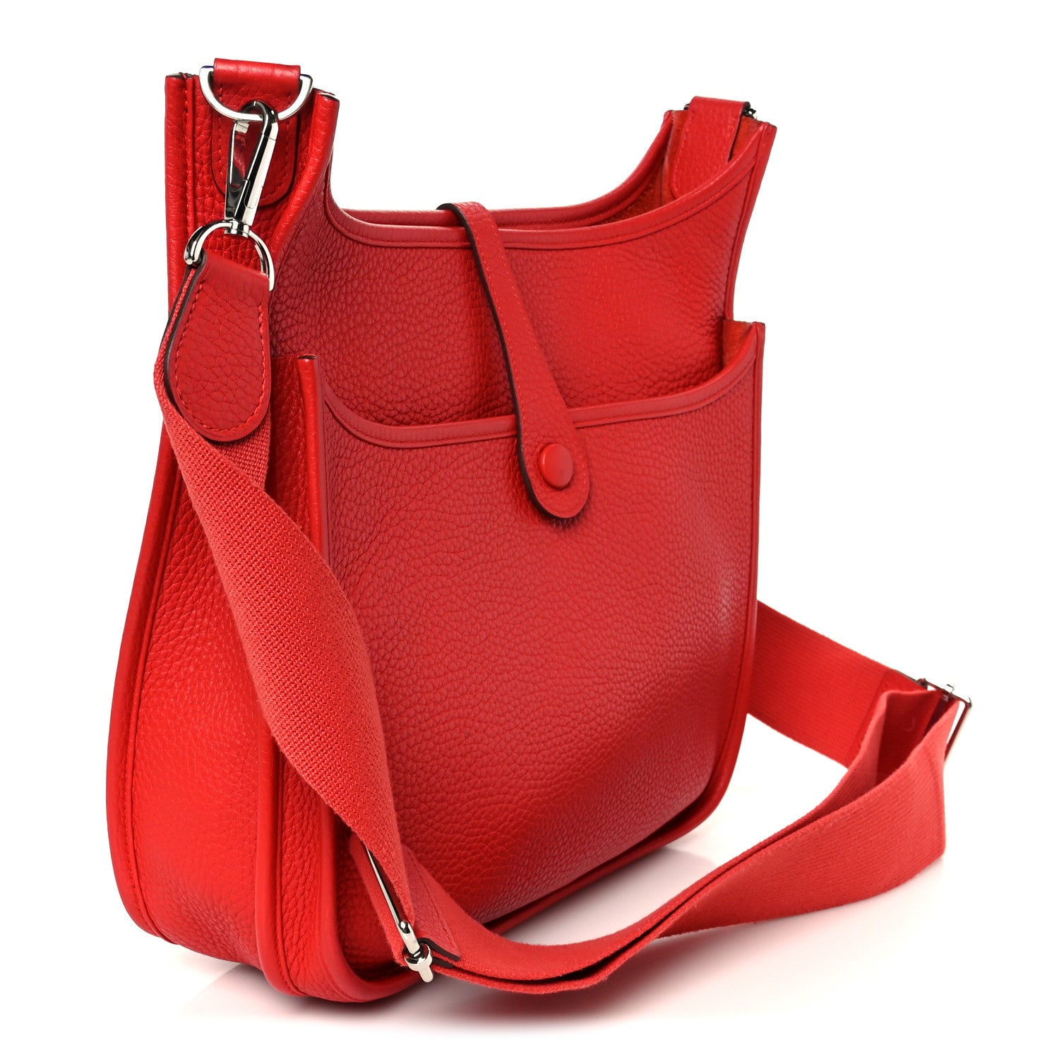 Hermes Taurillon Clemence Evelyne III PM Rouge Tomate 1806223