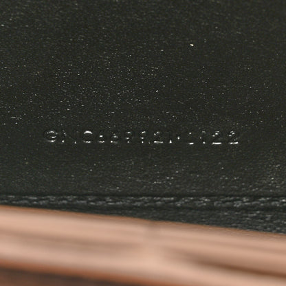 Saint Laurent Glossy Calfskin Monogram Chain Wallet Dark Beige 11 of 14