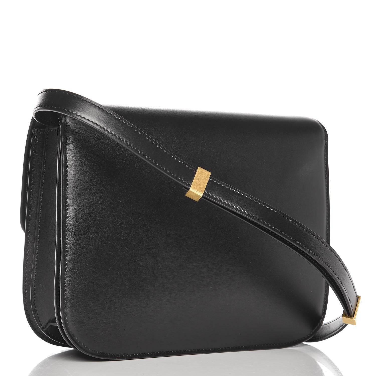 Celine Box Calfskin Medium Classic Box Flap Bag Black 4 of 8
