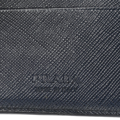 Prada Saffiano Bi-Fold Wallet Baltico Girasole 6 of 10