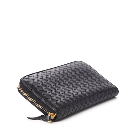 Bottega Veneta Nappa Intrecciato Zip Around Wallet Black 3 of 5