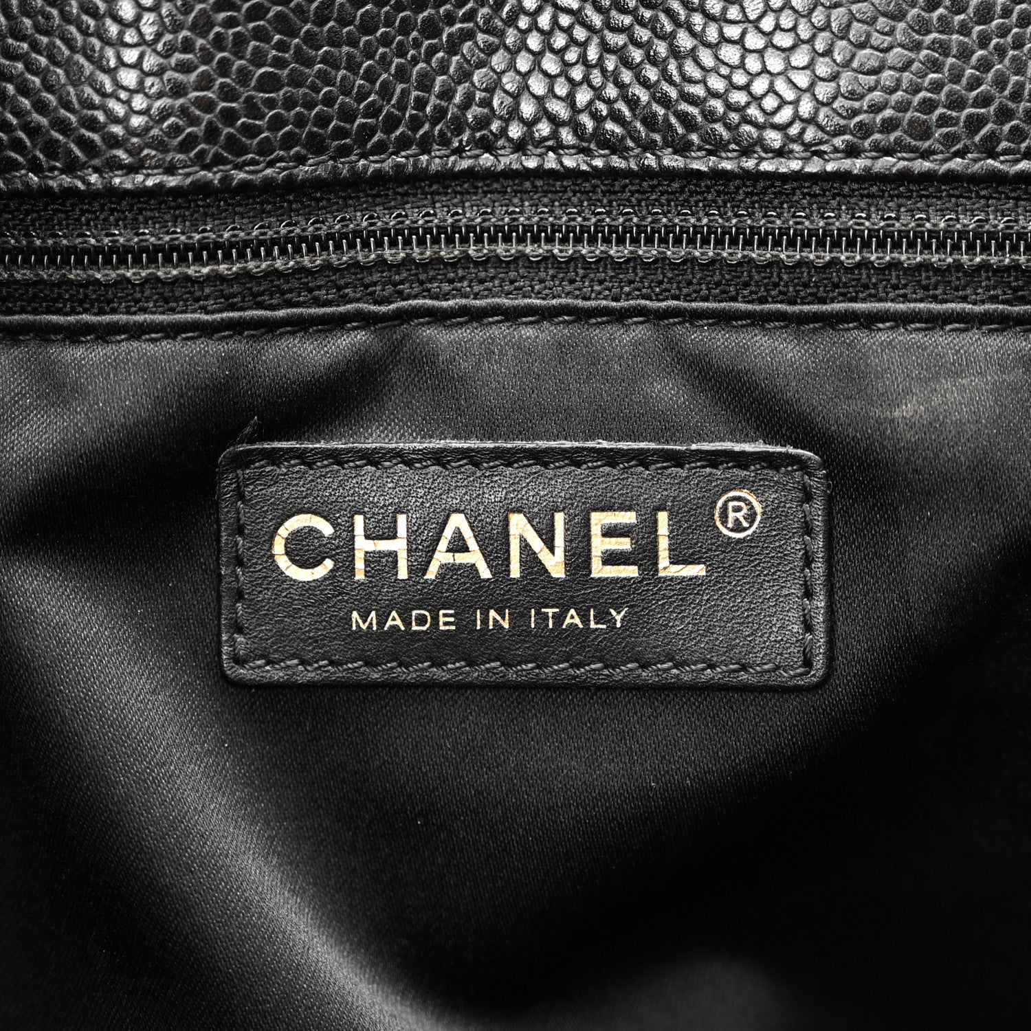 Chanel Caviar Quilted Grand Shopping Tote GST Black 6 of 10
