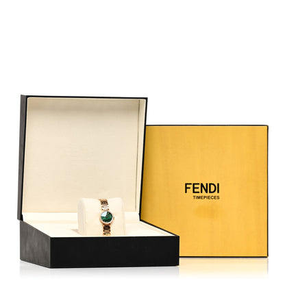 Fendi Stainless Steel Diamond Bezel Malachite 19mm Fendi Forever Quartz Watch 5 of 5