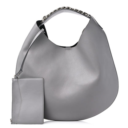 Givenchy Calfskin Medium Infinity Hobo Bag Pearl Grey 1 of 10