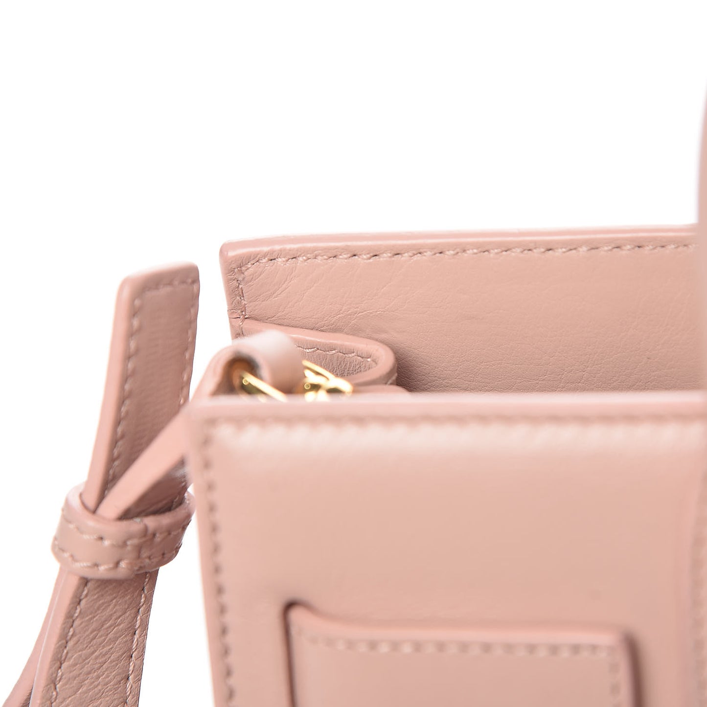 Calfskin Nano Sac De Jour Pale Pink