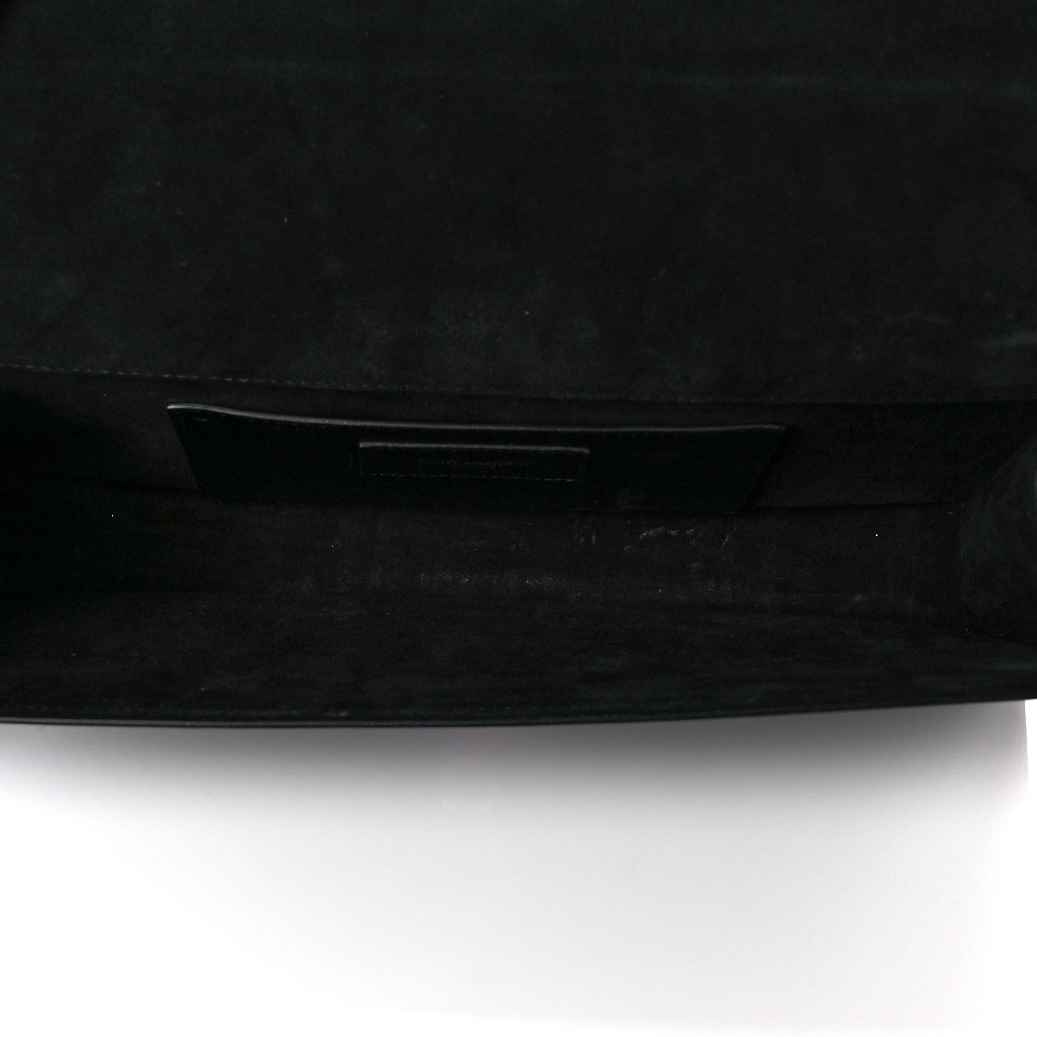 Saint Laurent Patent Classic Monogram Cassandre Clutch Black 5 of 9