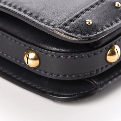 Christian Dior Calfskin Studded Square Dioraddict Flap Black 8 of 25