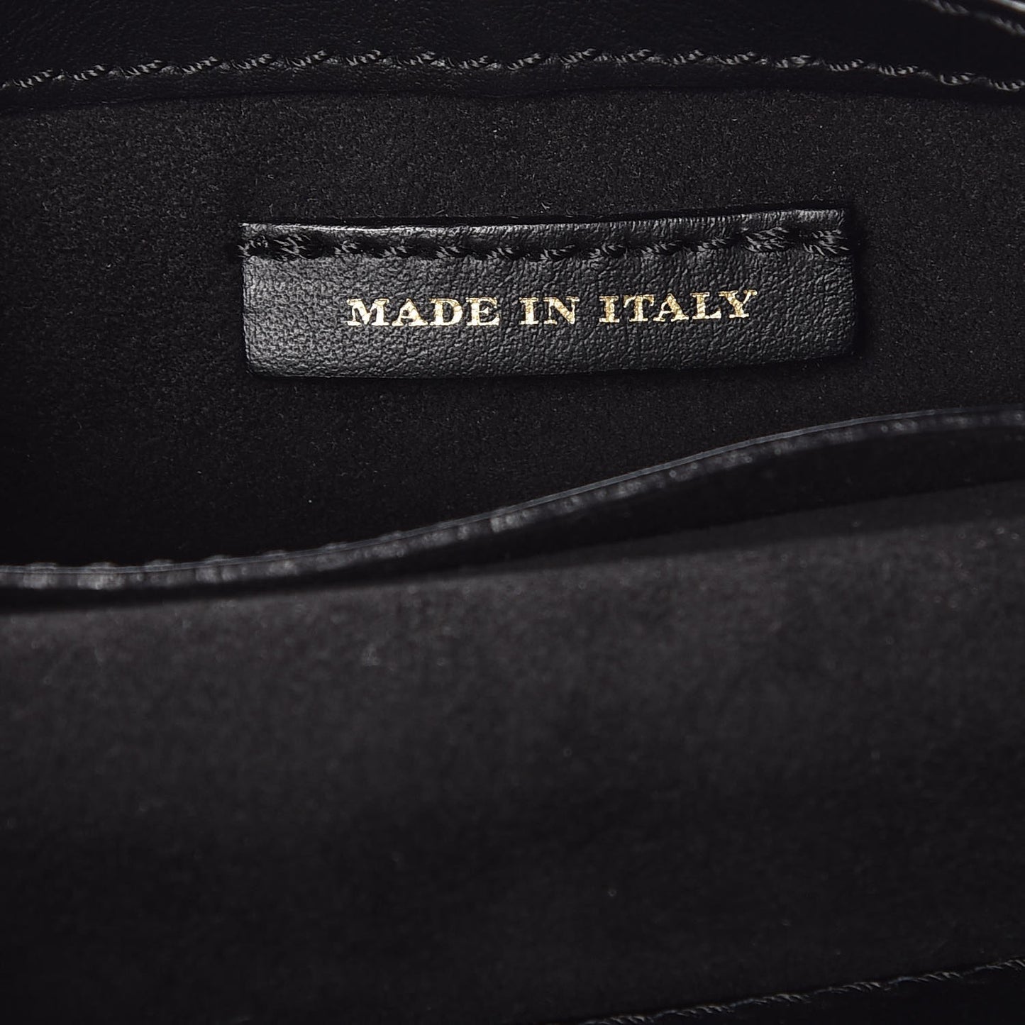 Calfskin Baby Bridle Saddle Bag Black