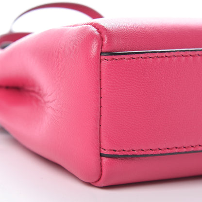 Fendi Shiny Nappa Micro Peekaboo Iconic Satchel Fuxia 8 of 9