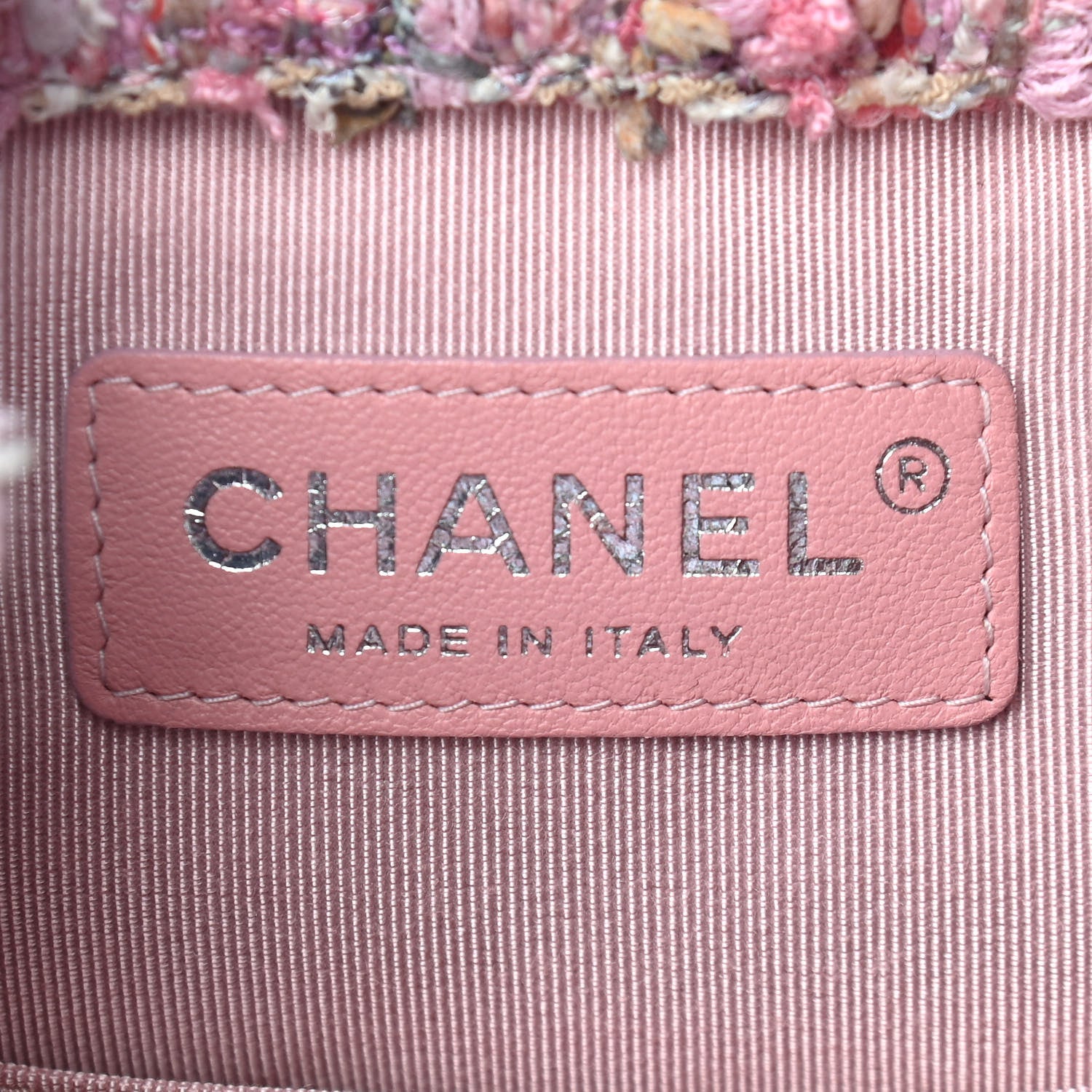 Chanel Tweed Calfskin Quilted Gabrielle Backpack Pink 6 of 11