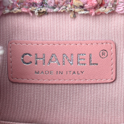 Chanel Tweed Calfskin Quilted Gabrielle Backpack Pink 6 of 11