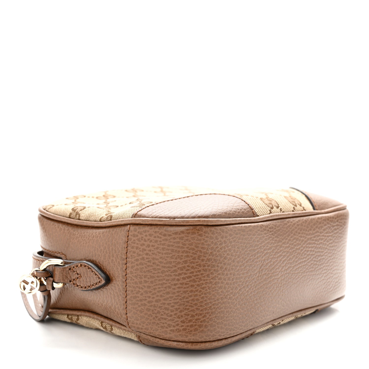 Gucci Monogram Mini Bree Messenger Bag Beige Tabacco 4 of 10