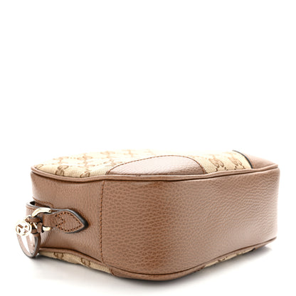 Gucci Monogram Mini Bree Messenger Bag Beige Tabacco 4 of 10
