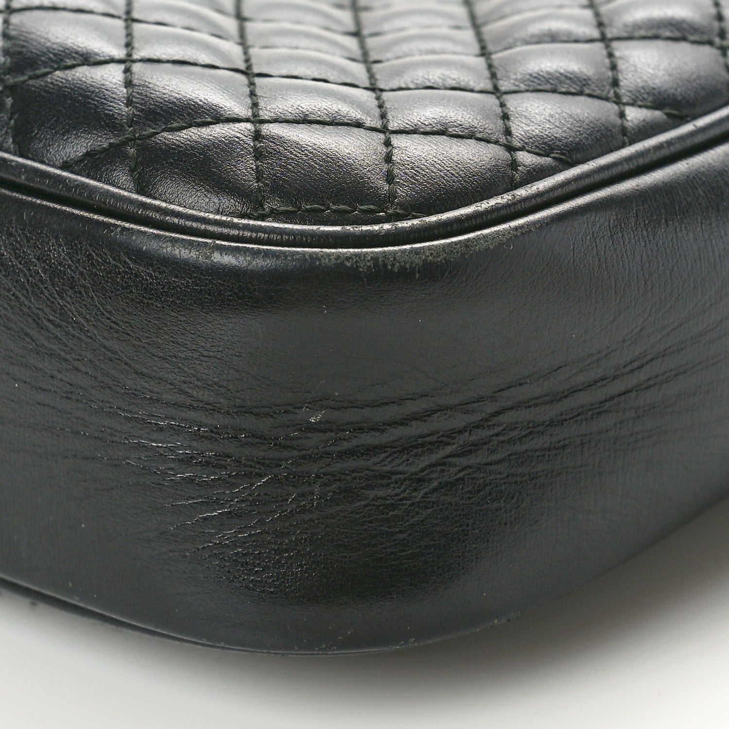 Gucci Calfskin Web Trapuntata Small GG Shoulder Bag Black 10 of 12