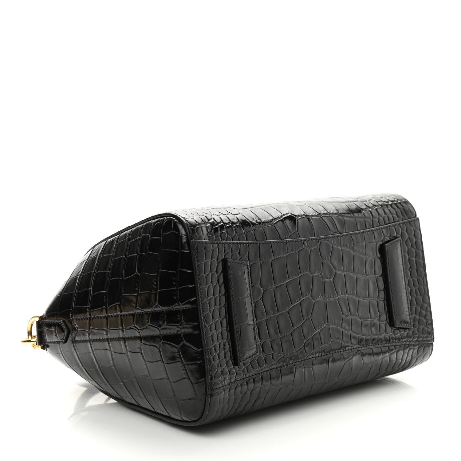 Givenchy Calfskin Crocodile Embossed Small Antigona Black 4 of 9