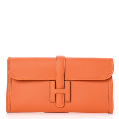 Hermes Swift Jige Elan 29 Clutch Orange 1 of 8