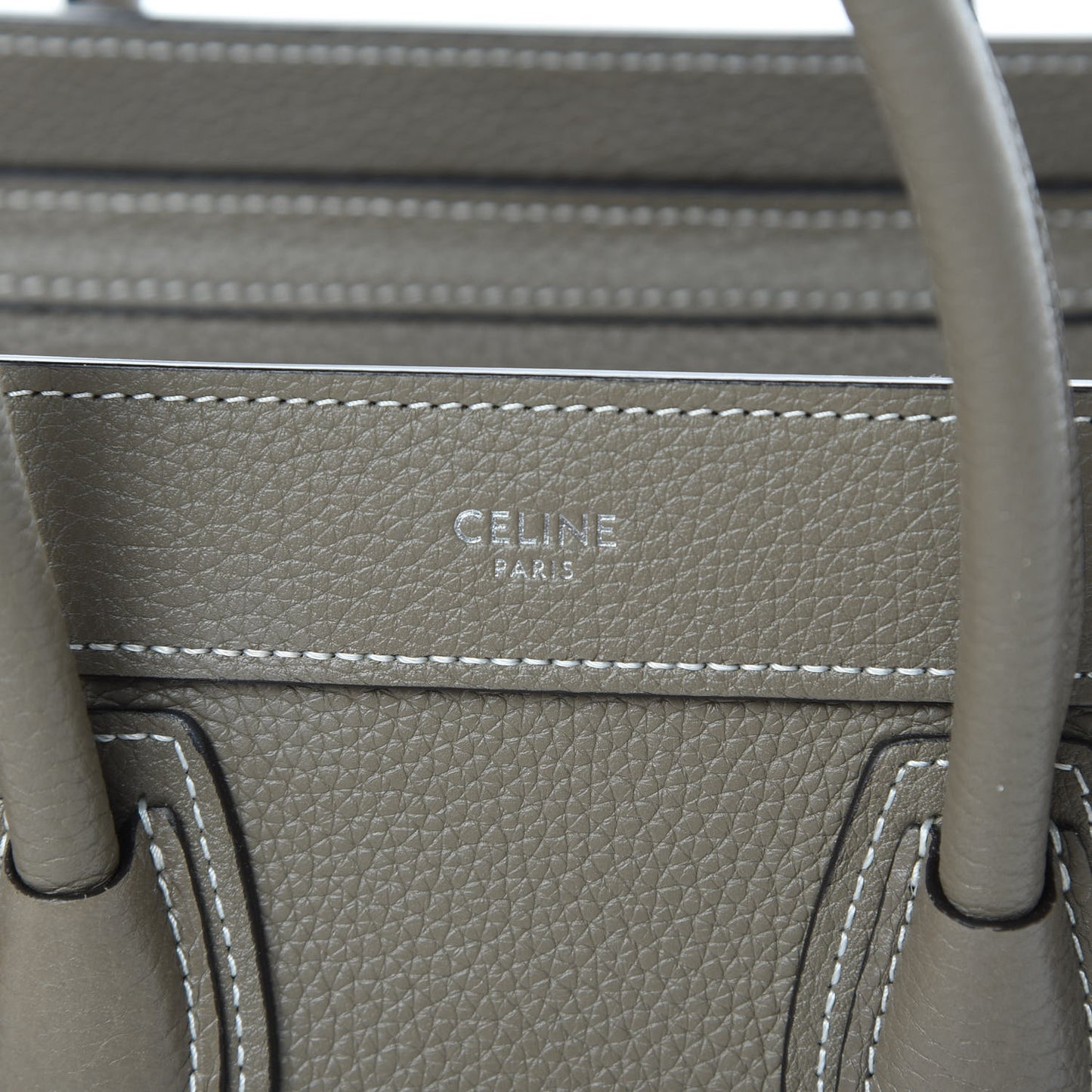 Drummed Calfskin Nano Luggage Souris