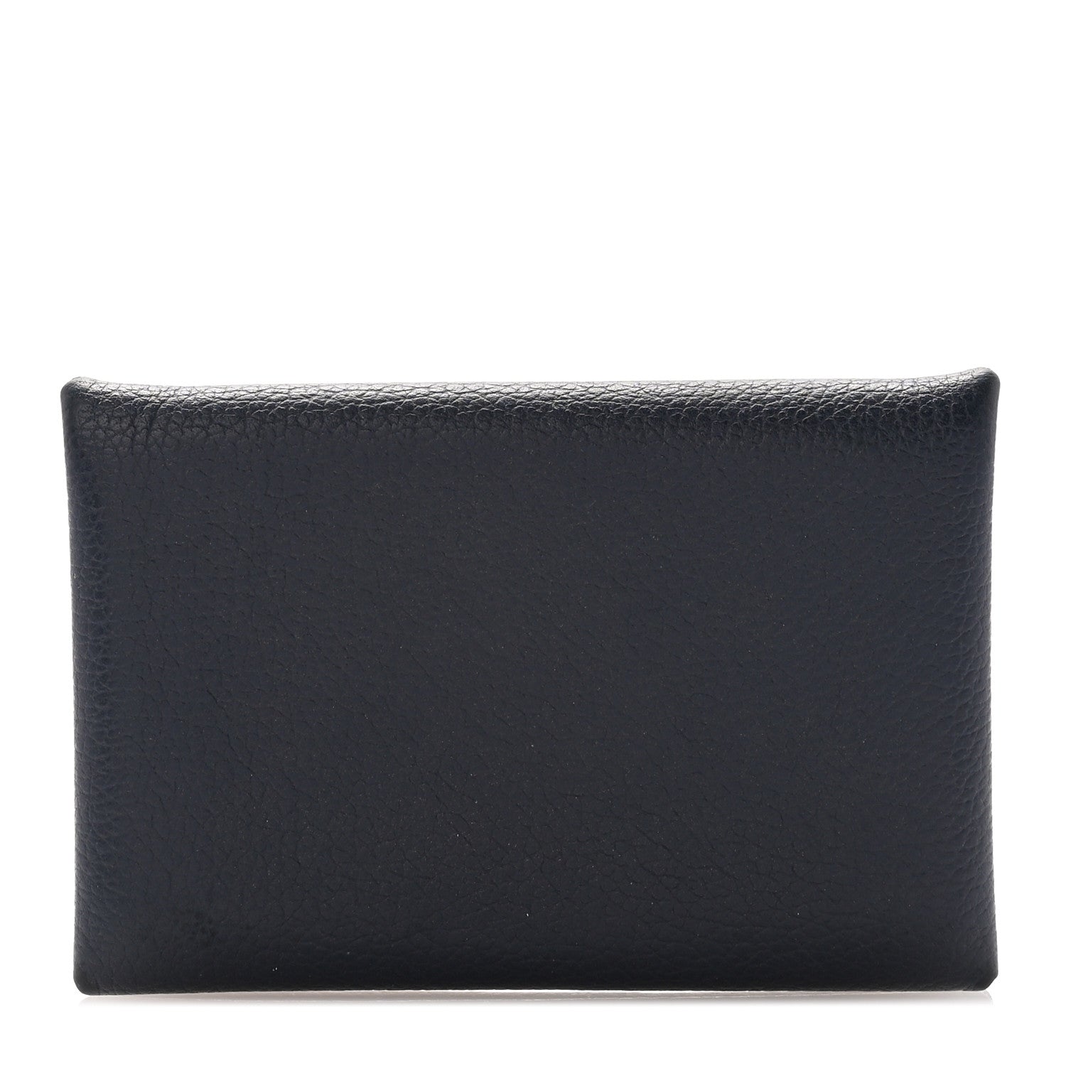 Hermes Evercolor Calvi Card Case Bleu Nuit 1 of 8