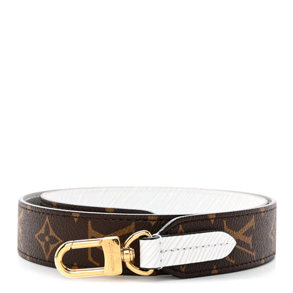 Louis Vuitton Epi Monogram Bandouliere Shoulder Strap White 1 of 6