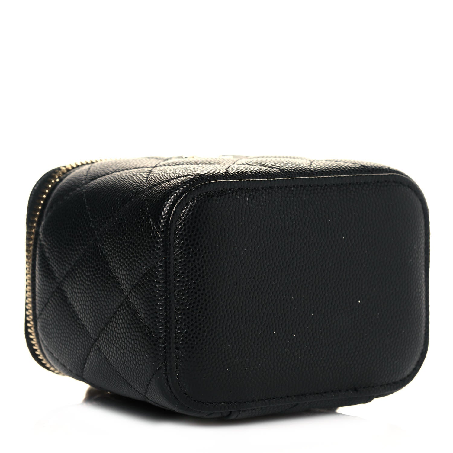 Chanel Caviar Quilted Mini Vanity Case With Chain Black 4 of 15