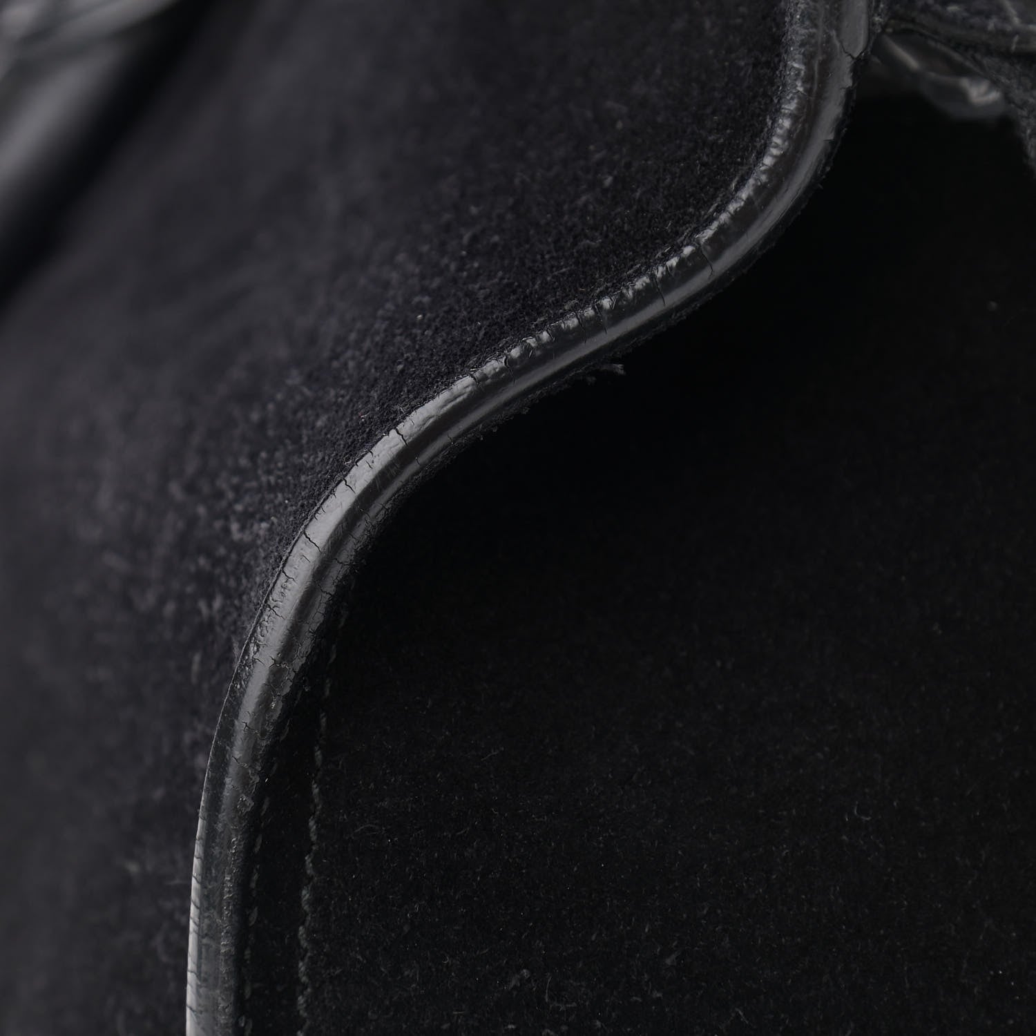 Saint Laurent Suede Small Classic Y Cabas Black 11 of 15