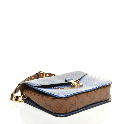 Louis Vuitton Epi Reverse Monogram Pochette Metis Denim Light 4 of 10