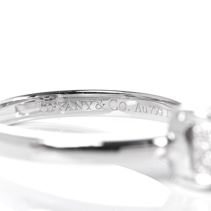 Tiffany 18K White Gold Diamond 7mm Paloma Picasso Sugar Stacks Ring 54 7 5 of 6