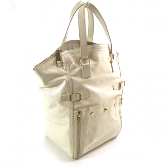 Patent Downtown Tote Ivory