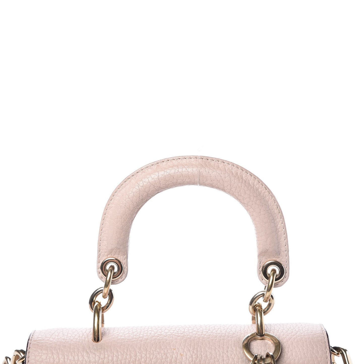 Bullcalf Mini Be Dior Flap Rose Poudre
