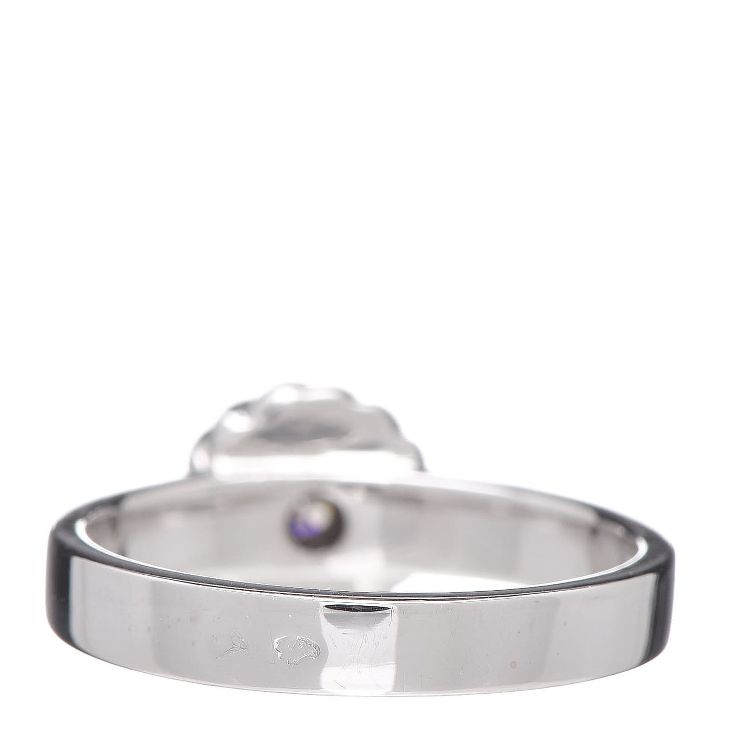 18K White Gold Diamond Solitaire Ring 53 6.25