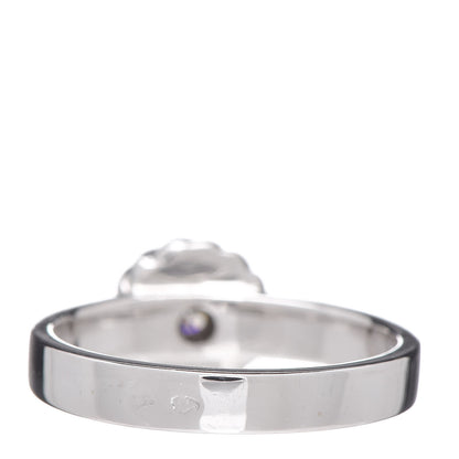 Chanel 18K White Gold Diamond Solitaire Ring 53 6.25 5 of 5