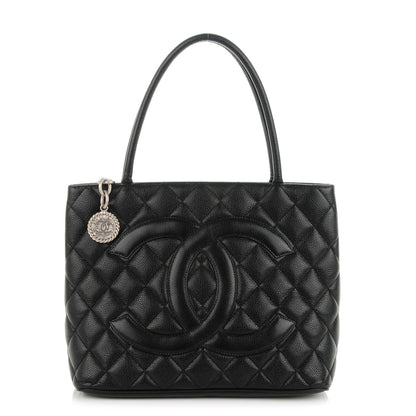 Chanel Caviar Quilted Medallion Tote Black 1 of 7