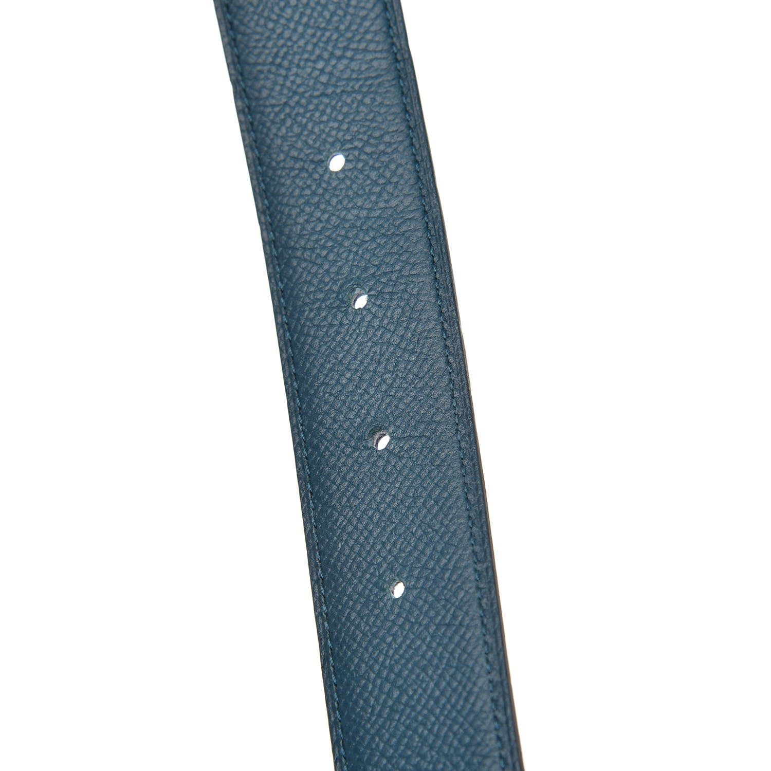 Hermes Epsom Swift 32mm Belt Strap 75 Colvert Bleu Saphir 4 of 5
