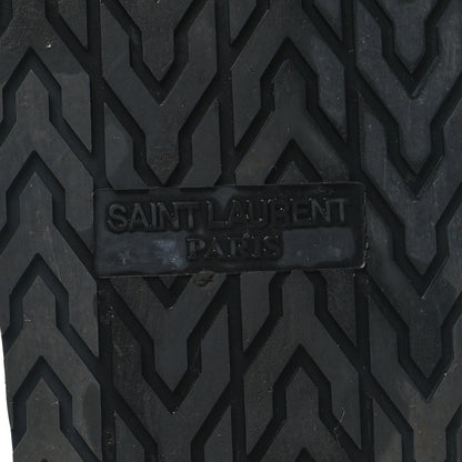 Saint Laurent Calfskin Studded Mens Jimmy Slides 42 Black 7 of 11