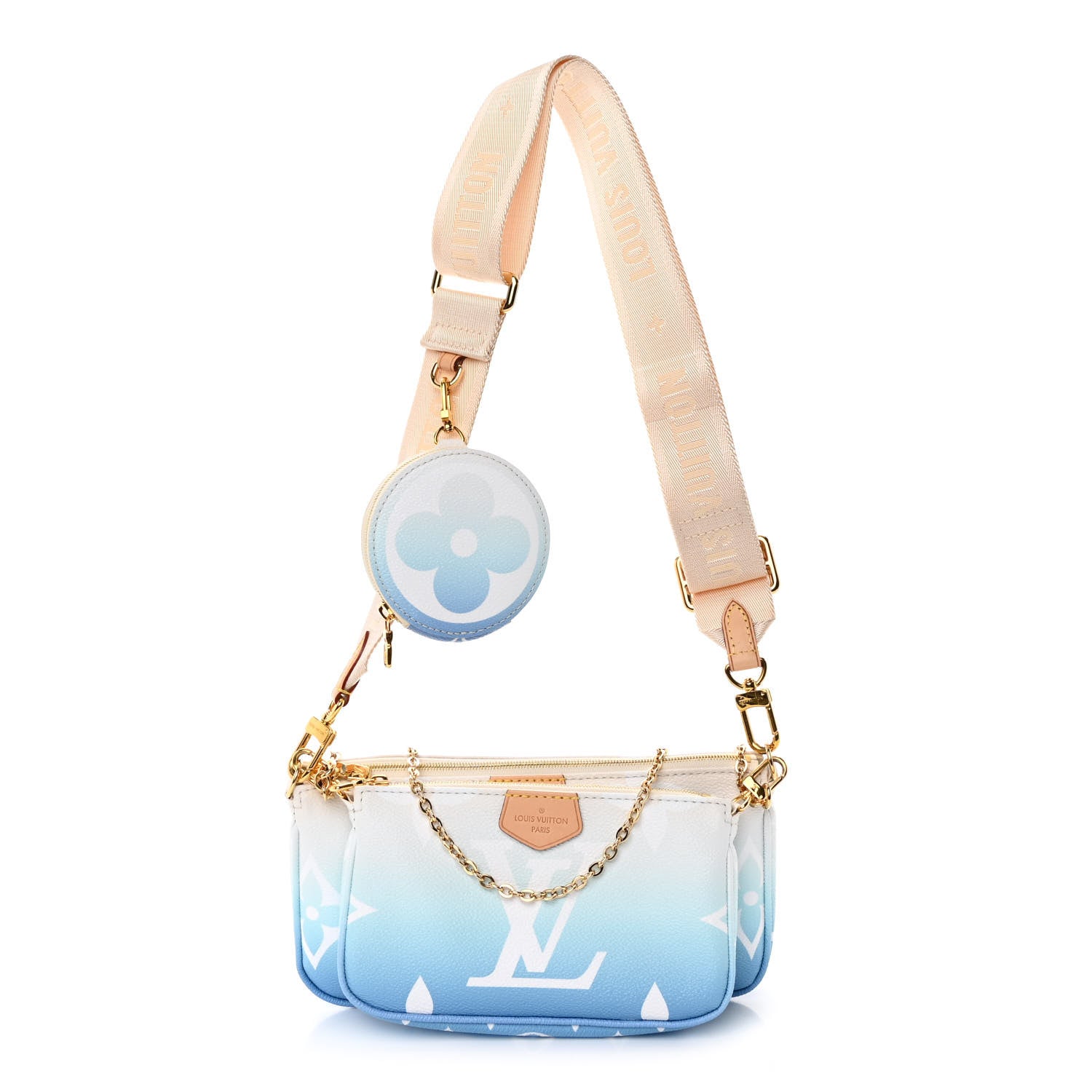 Louis Vuitton Monogram Giant By The Pool Multi Pochette Accessories Blue 1 of 11