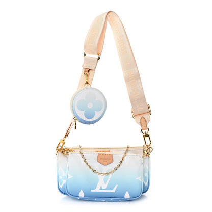 Louis Vuitton Monogram Giant By The Pool Multi Pochette Accessories Blue 1 of 11