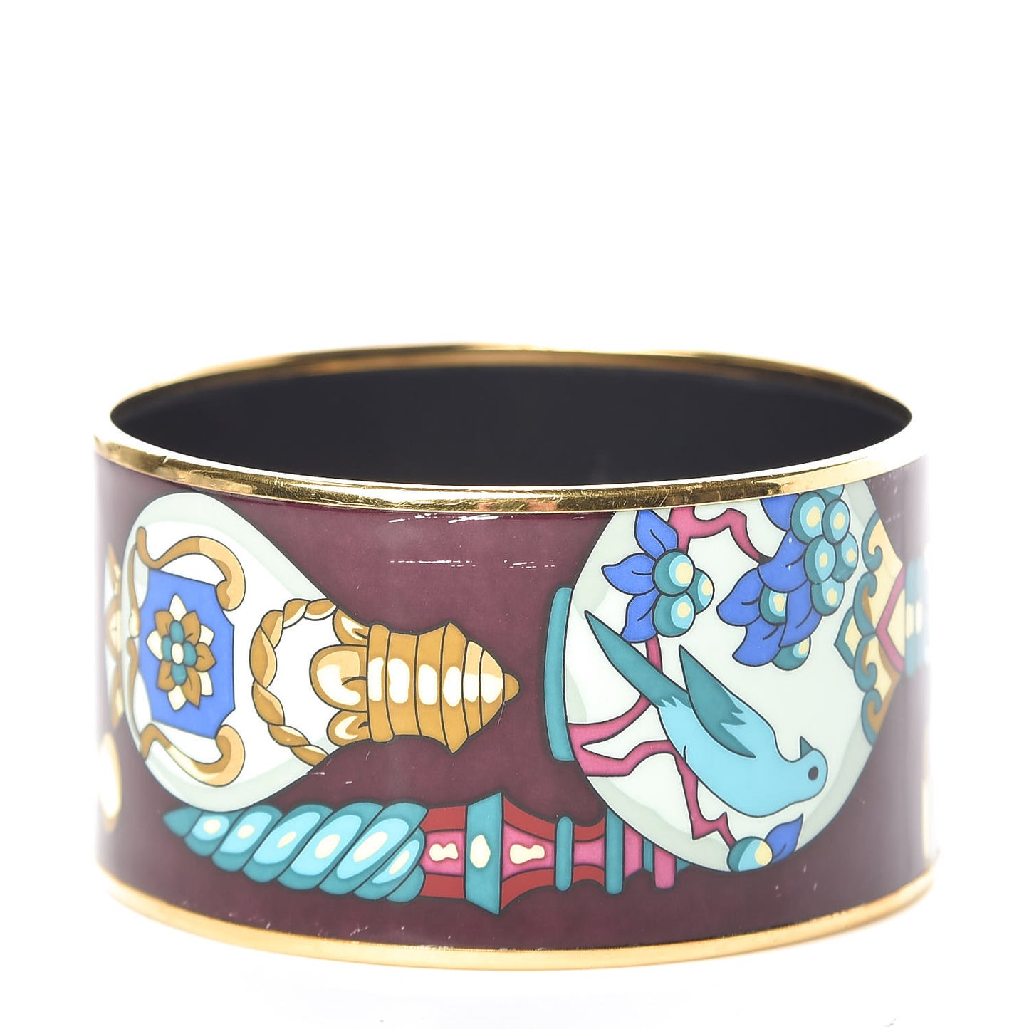 Enamel Printed Extra Wide Flacons Bracelet 70