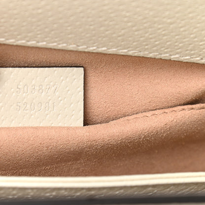 Gucci GG Supreme Monogram Flora Web Small Ophidia Chain Shoulder Bag White 7 of 9