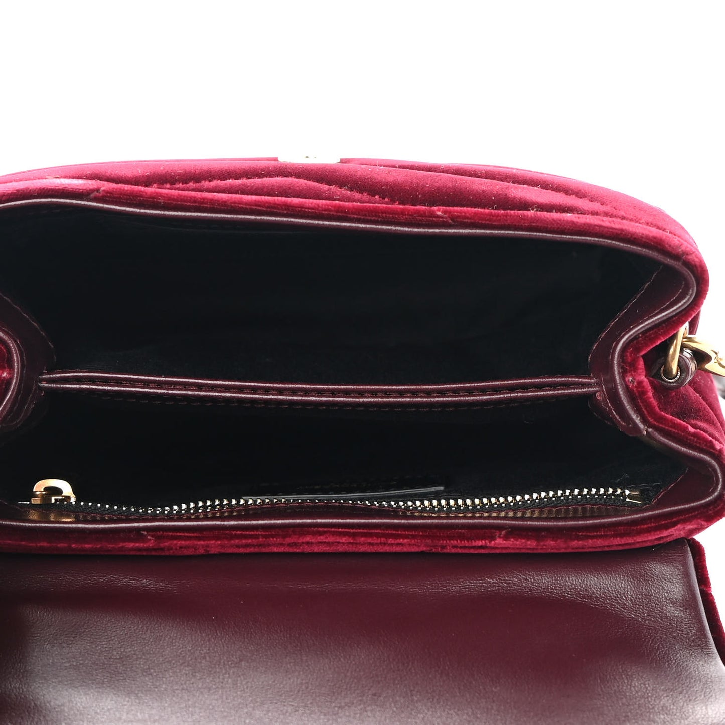 Velvet Y Quilted Monogram Toy Loulou Crossbody Bag French Burgundy