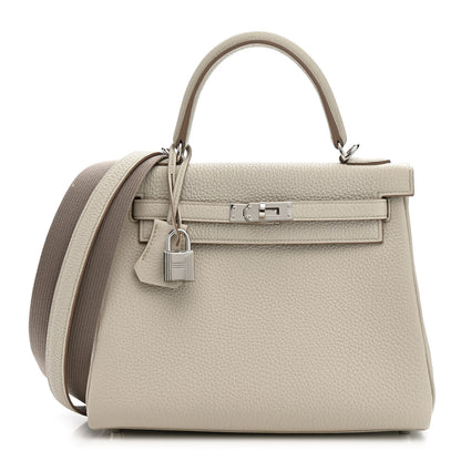 Hermes Togo Kelly Retourne 25 Beton Gris Asphalte 1 of 11