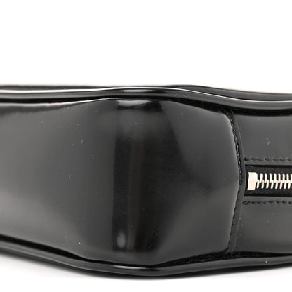 Saint Laurent Shiny Calfskin Monogram Mini Lou Camera Bag Black 10 of 14
