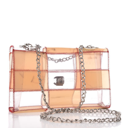 Chanel PVC Stitched Flap Beige Pink 3 of 18