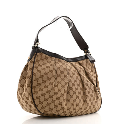 Gucci Monogram Medium Sukey Hobo Dark Brown 3 of 12