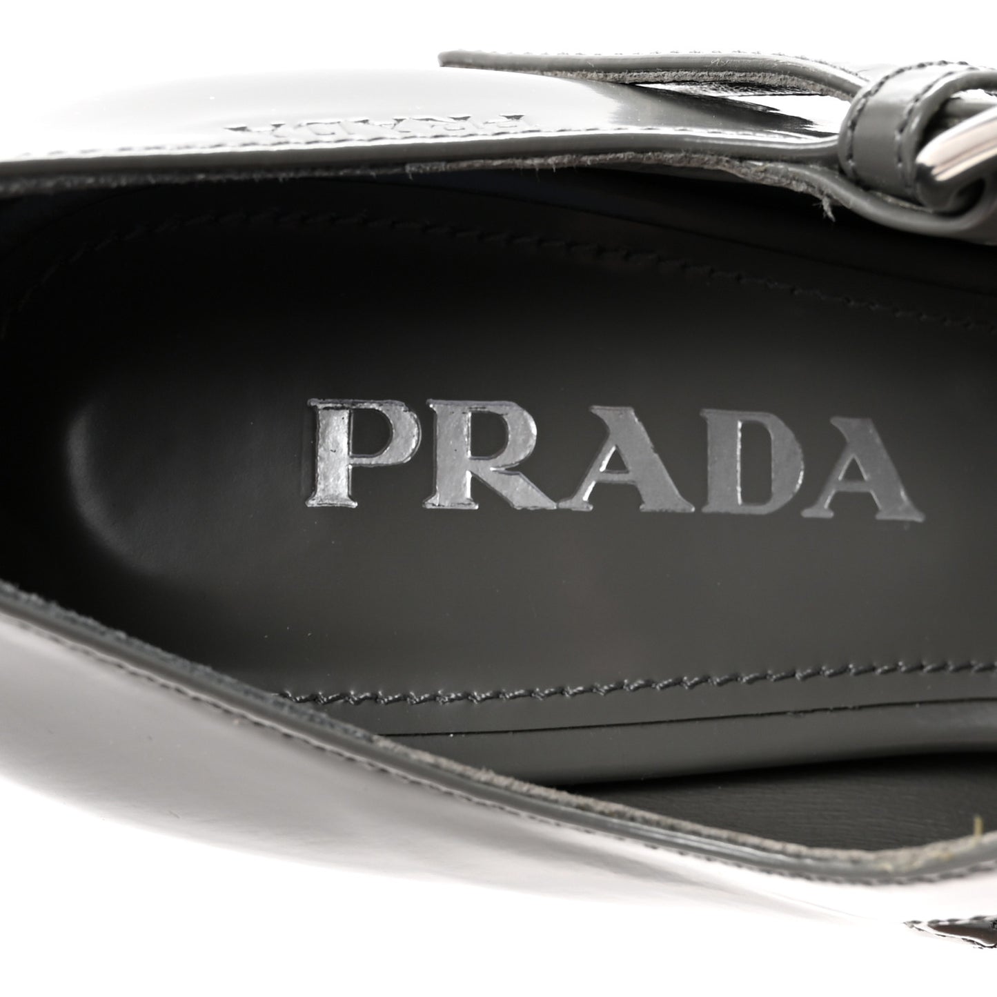 Spazzolato Mary Jane 90mm Pumps 36.5 Marmo