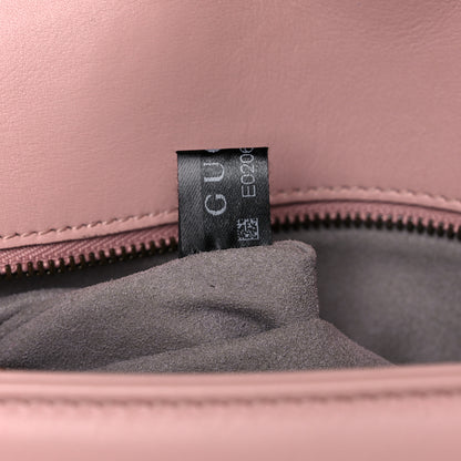 Gucci Calfskin Matelasse Small GG Marmont Shoulder Bag Perfect Pink 8 of 21